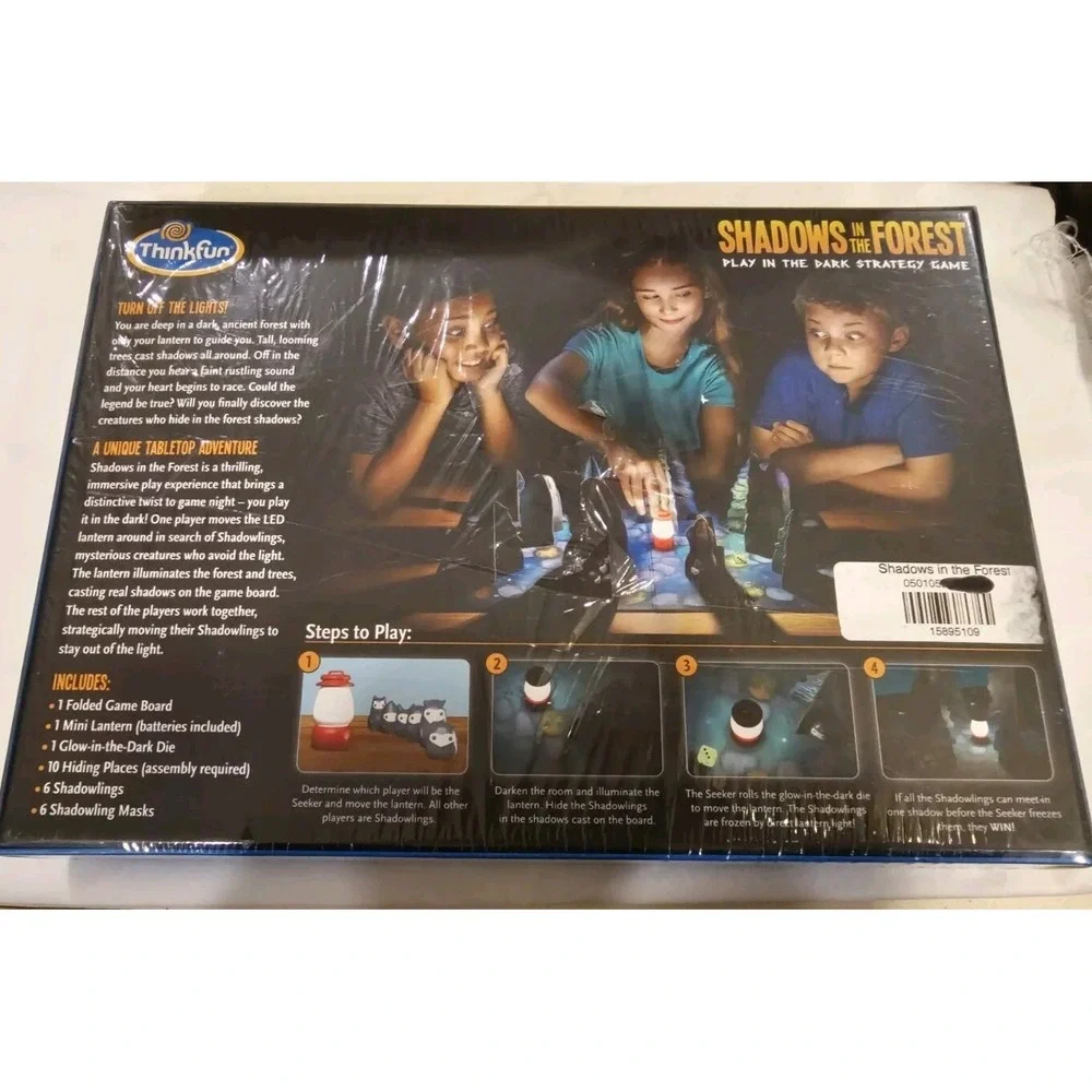 Shadows in The Forest Kids Play The Dark‎ Strategy Game Thinkfun NEW Sealed NIB